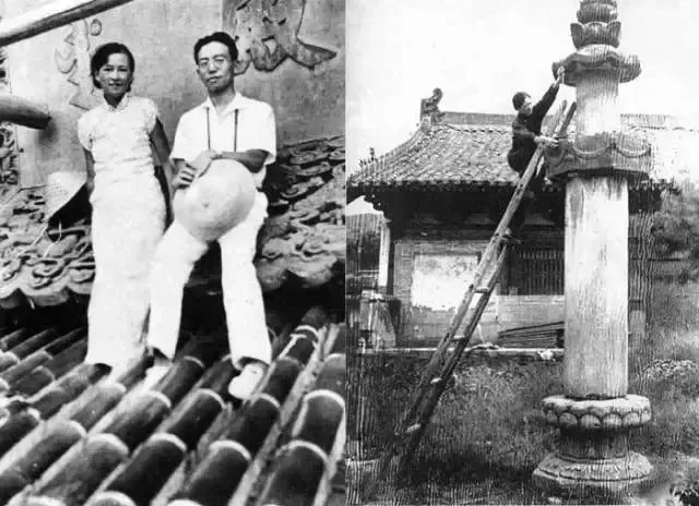 梁思成,林徽因夫妇考察,测量佛光寺